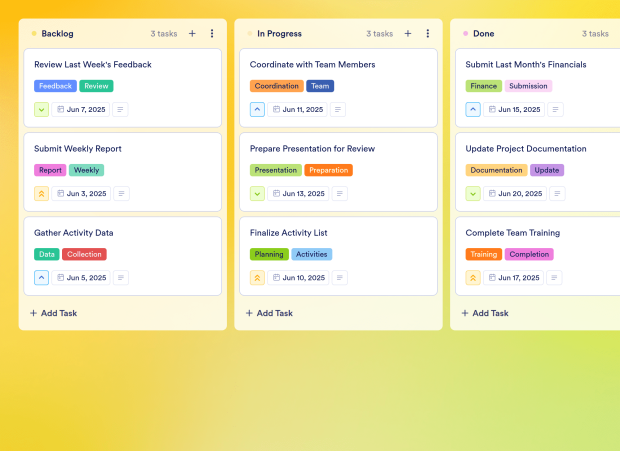 Weekly Schedule Board Template Thumbnail