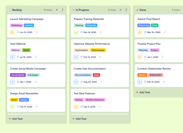 Work Breakdown Structure Board Template Thumbnail