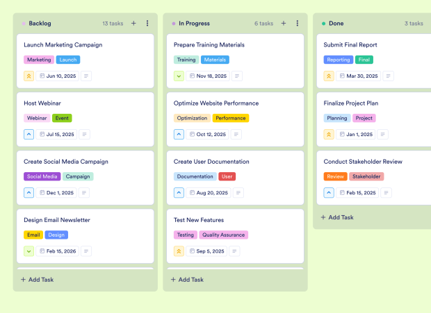 Work Breakdown Structure Board Template Thumbnail