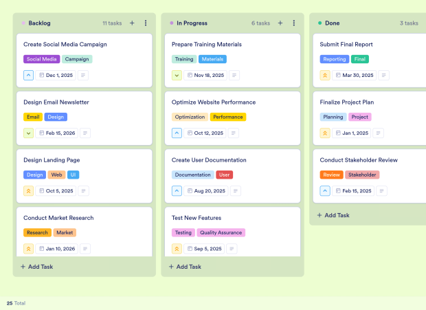 Work Breakdown Structure Board Template Thumbnail