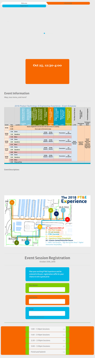 PTE Experience Session Registration Form Template