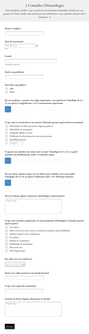 1 Consulta Odontologia