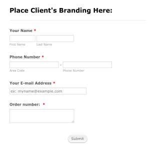 Billing Address Shipping Request Changes Form Template