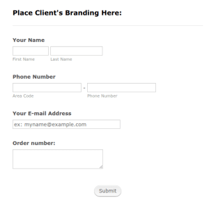 Billing Address Shipping Request Changes Form Template