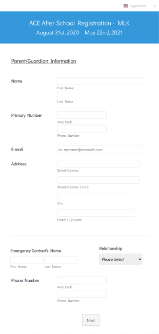 2020 2021 ACE Registration MLK Form Template