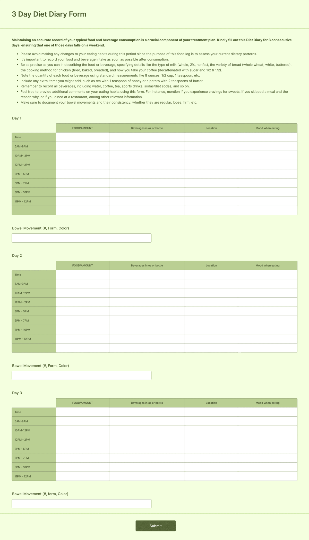 3-day-diet-diary-form-template-jotform