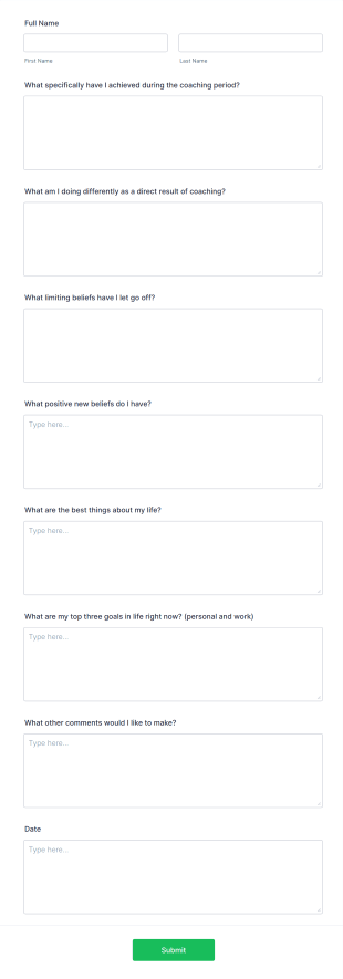 360 Assessment Report Preparation Form Template