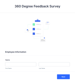 360 Degree Employee Evaluation Survey Form Template