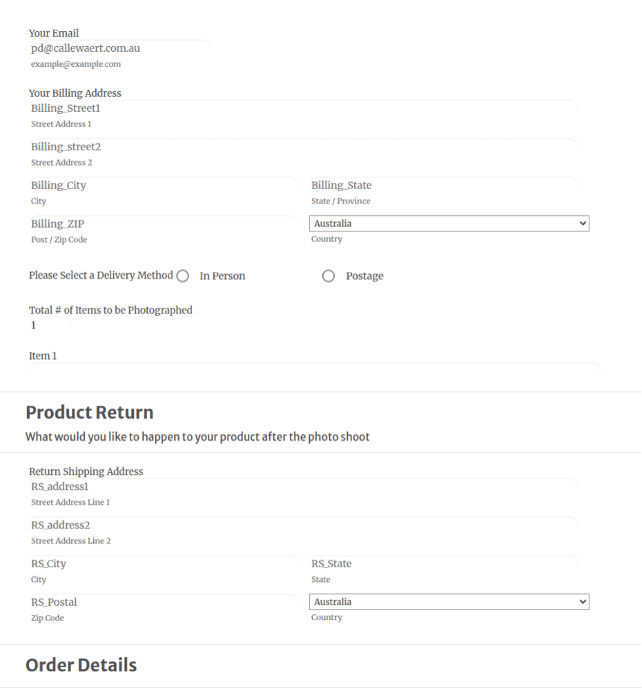 360 Photo Request Form Template | Jotform