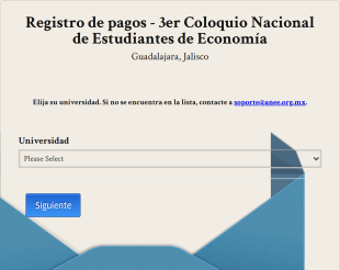 3er Coloquio Nacional De Estudiantes De Economia Form Template