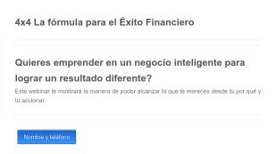 4x4 La Fórmula Para El Éxito Financiero