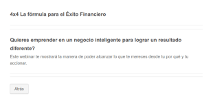 4x4 La Fórmula Para El Éxito Financiero