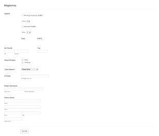 5K Eğlence Koşusu Kayıt Form Template