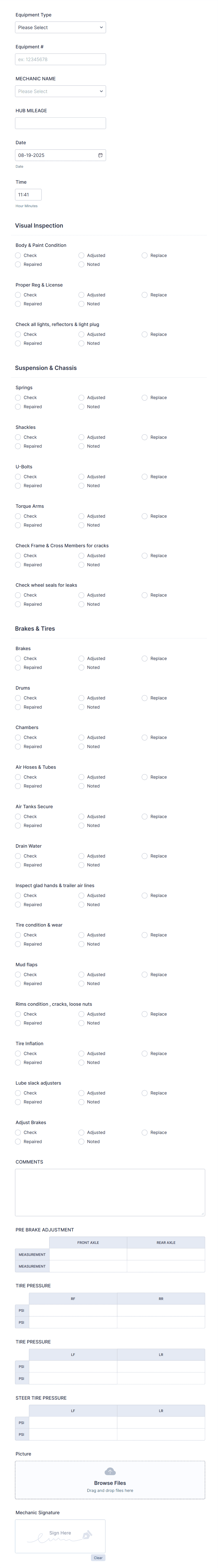 90 Day Dot Equipment Inspection Form Template | Jotform 90-day-dot-equipment-inspection-form-template-jotform
