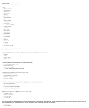 Absensi Dan Post Test Management Kunci Loading Unloading (Signed) Form Template