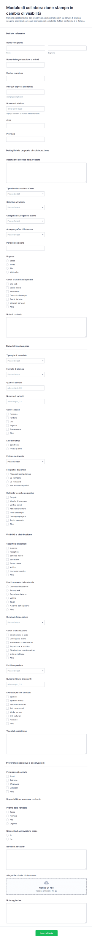 Accordo Di Stampa Per Commercio Form