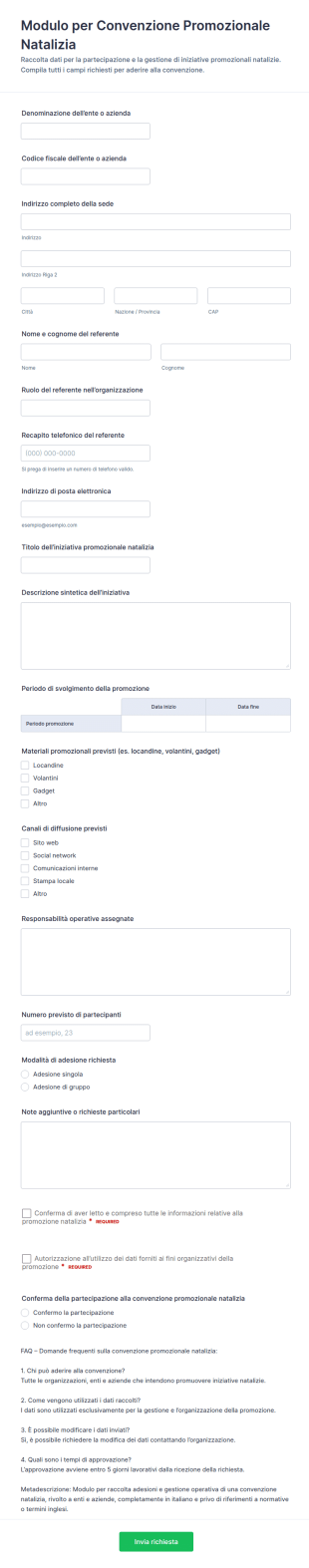 Accordo Promozione Natalizia