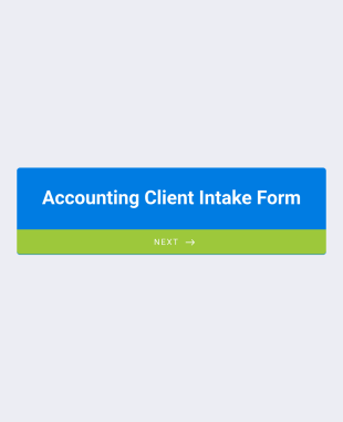 Accounting Client Intake Form Template