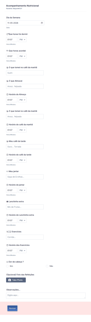 Acompanhamento Nutricional