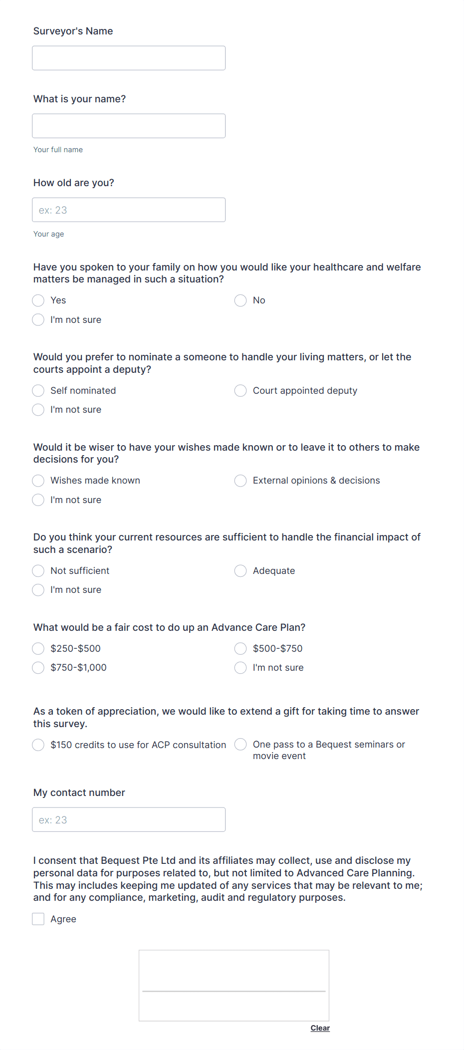 ACP Form Template | Jotform