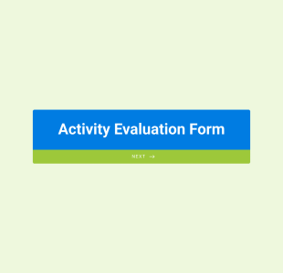 Activity Evaluation Form Template