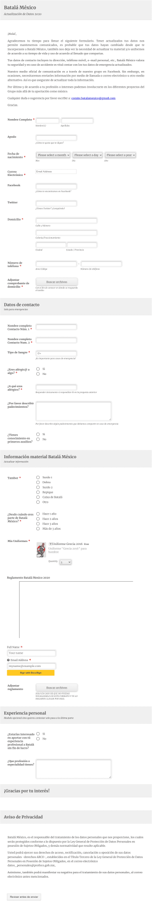 Actualizacion De Datos BM 2020