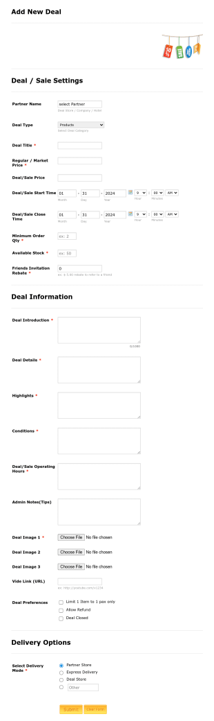 Negotiation Sales Form Template