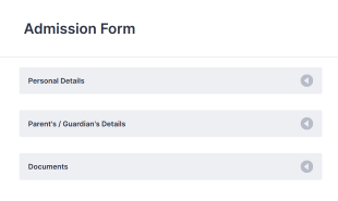 Sample Admission Form Template