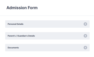 Sample Admission Form Template
