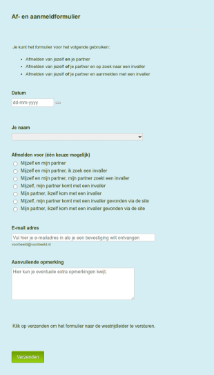 Af En Aanmeldformulier BC Rooi 750