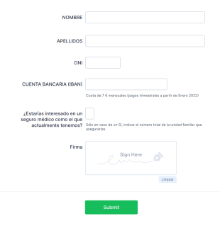 Afiliación Sindical Por Cuenta Bancaria SIGEN USOC 2022