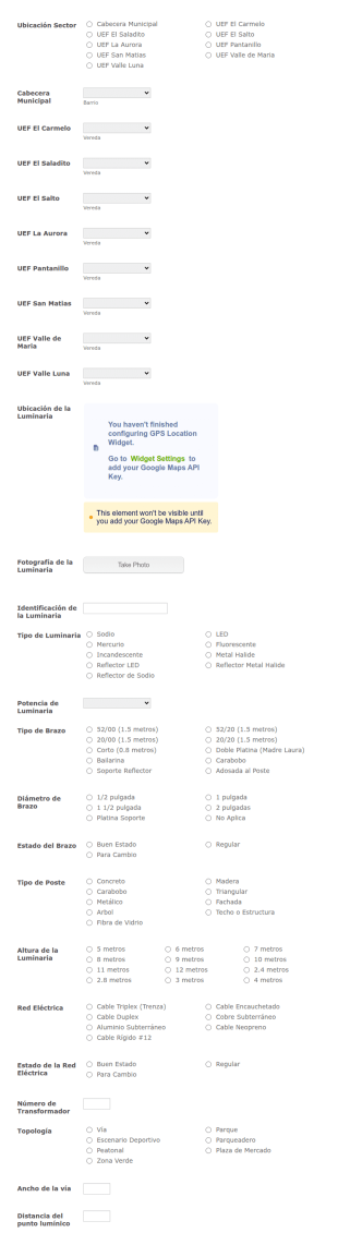 Aforo Alumbrado Público