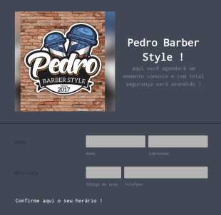 Agendamento Barbearia PH Barberstyle