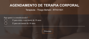 Agendamento De Terapia Form Template