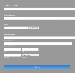 Agent Submission Form Template