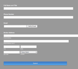 Agent Submission Form Template