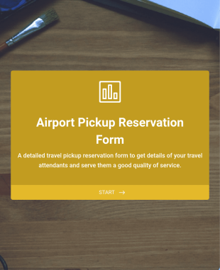 Airport Pickup Reservation Form Template