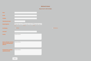 Alumnin Rekisteröintilomake Form Template