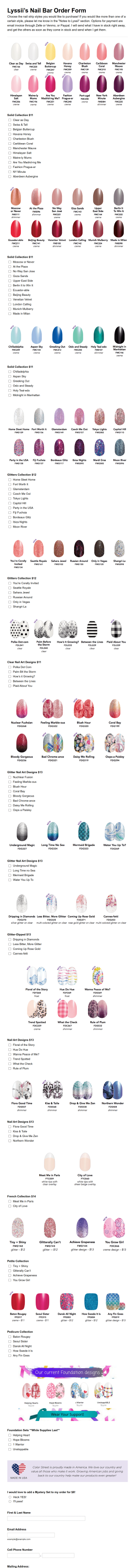 Alyssa Cs Form Template