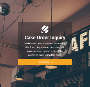 Anfrageformular Für Bäckereibestellungen Form Template