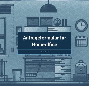 Anfrageformular Für Homeoffice Form Template