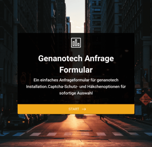 Anfrageformular