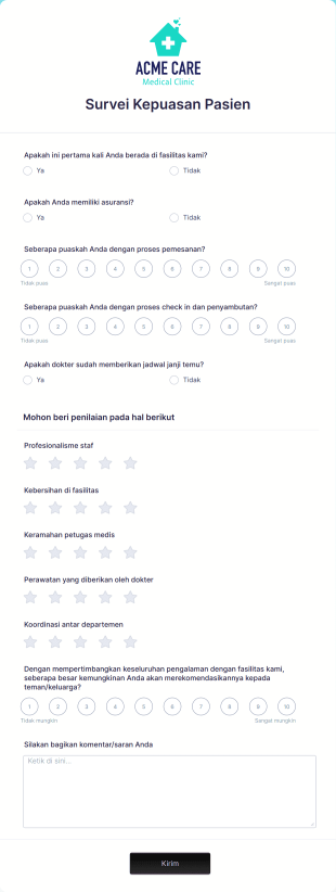 Angket Kepuasan Pasien