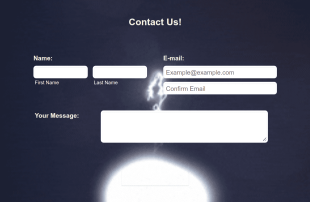 Animated Contact Form Template