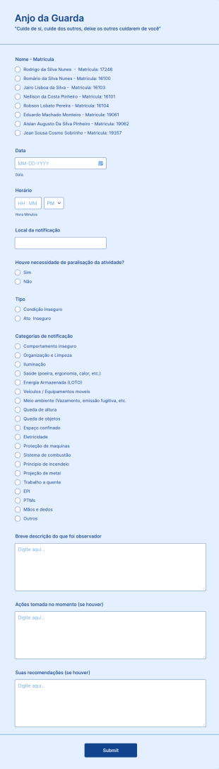 Anjo Da Guarda Outubro/2021
