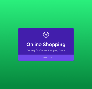 Анкета за онлайн пазаруване Form Template