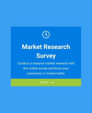 Анкета за пазарни проучвания Form Template