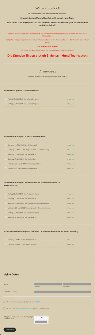 Anmeldeformular Für Diverses Form Template