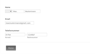 Anmeldeformular Kostenloses Beratungsgespräch Form Template
