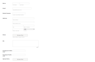 Anthology Submission Form Template